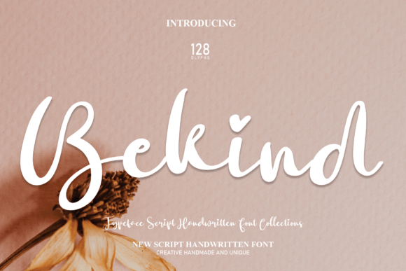 Bekind: The Handwritten Font for Authentic Creative Projects