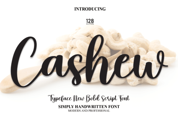 Cashew: The Joyful Script Font for Modern Designers