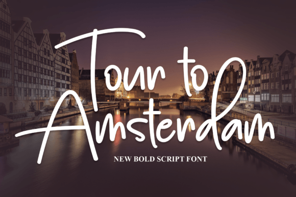 Designing with Tour to Amsterdam: A Font for Authentic Expression
