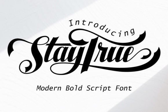 Discover Staytrue: A Handwritten Font for Authentic Design
