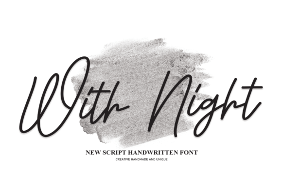 Discover the With Night Handwritten Font for Your Designs