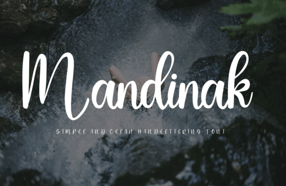 Mandinak: A Handwritten Font with Authentic Character