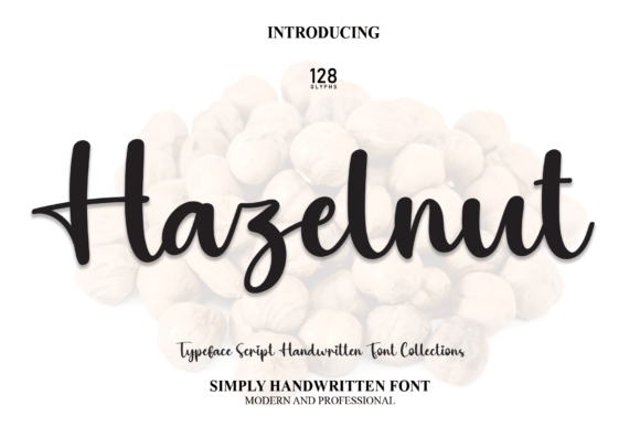 The Romantic Charm of Hazelnut: A Versatile Script Font